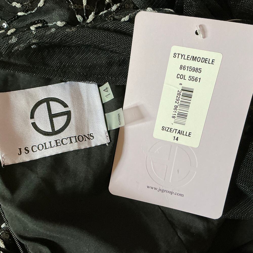 JS Collections Sequin Midi Fit and Flare Cocktail… - image 10